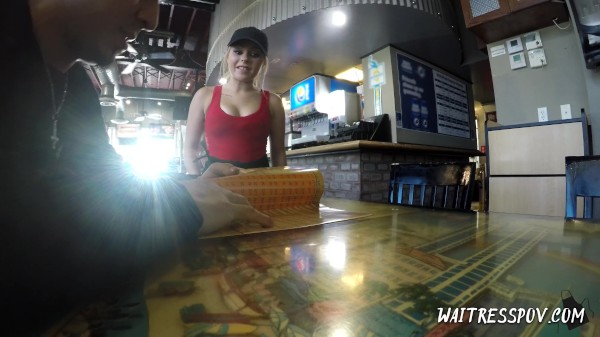 Waitress POV - Skylar Valentine - Pint-sized Pizzeria Girl Porn Photo with Bruno Dickemz, Skylar Valentine naked